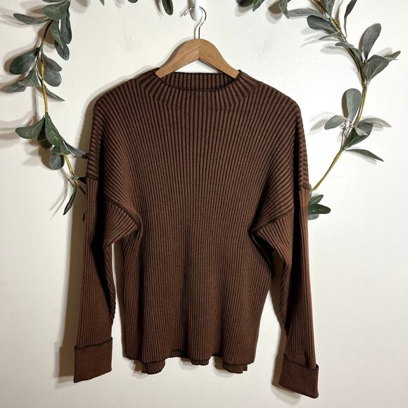 Varley Emile Rib Knit Sweater - Picture 1 of 5
